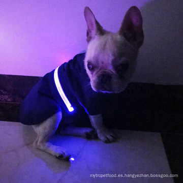 LED de seguridad Chaleco de perro Chaqueta Impermeable Invierno Ropa para mascotas Chaqueta caliente para mascotas